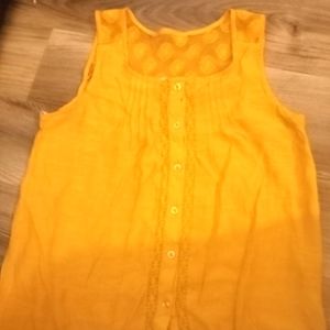 Mine Brand mustard yellow size large